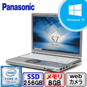 Panasonic Let's note CF-SZ6 Win10 Core i5 メモリ8GB SSD256GB Webカメラ Bluetooth Office付 中古ノートパソコン