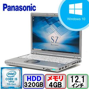 Panasonic Let's note CF-SZ6 CF-SZ6RDAVS Core i5 64bit 4GB メモリ 320GB HD Windows10 Pro Office搭載 中古 ノートパソコン Bランク｜p-pal