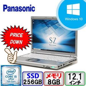 Panasonic Let's note CF-SZ6 Core i5 64bit 8GB メモリ 256GB SSD Windows10 Pro Office搭載 中古 ノートパソコン Cランク｜p-pal