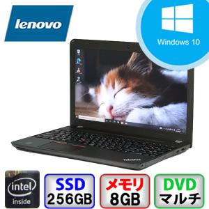 ノートパソコン Lenovo 中古 Windows10 Pro 64bit Office搭載 Celeron 8GB メモリ 256GB SSD ThinkPad E550 20DGS00900 Bランク｜p-pal