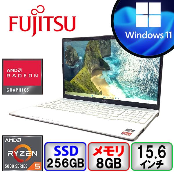 富士通 LIFEBOOK AH450JW FMVA450JW AMD Ryzen 5 8GB メモリ...