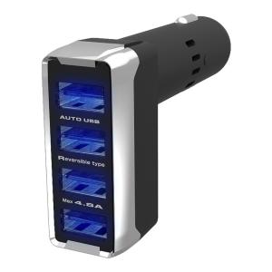 カシムラ DC-4.8A-リバーシブルUSB 4...の商品画像