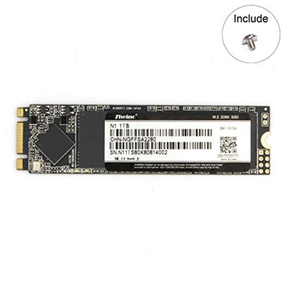 Zheino M.2 2280 1TB SATA3.0 6Gb/s 内蔵SSD 3D Nand 採用