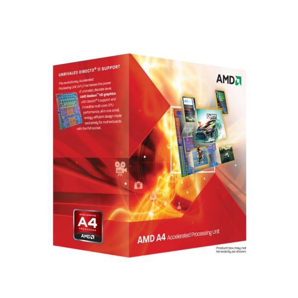AMD A6-Series APUs A4-3300 TDP 65W 2.5GHz×2 AD3300...