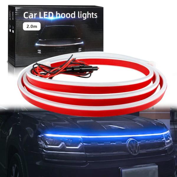 GZRUICA LED テープ フードライト LEDテープライト 車用 防水 側面発光 極薄型 シリ...