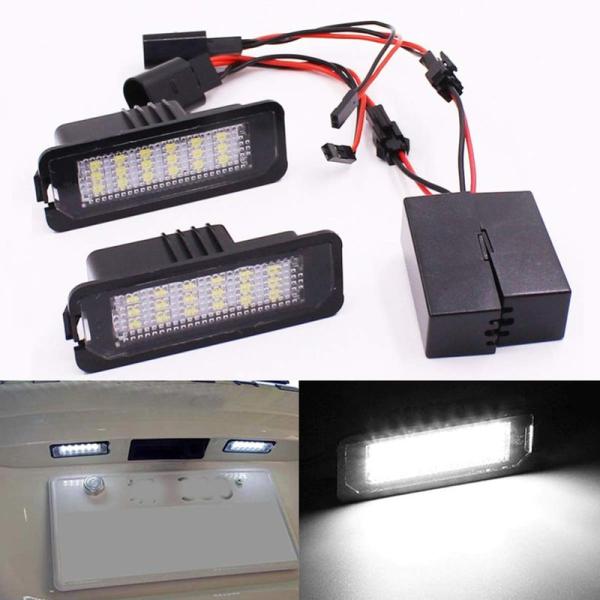 2個 ポルシェボクスターケイマンカレラカイエン987/997/958 の24SMD LEDナンバープ...