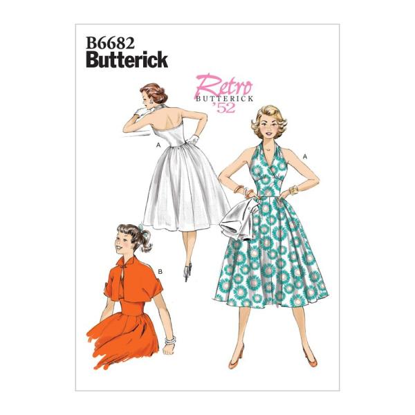 Butterick B6682A5 裁縫パターン 各種 ホワイト