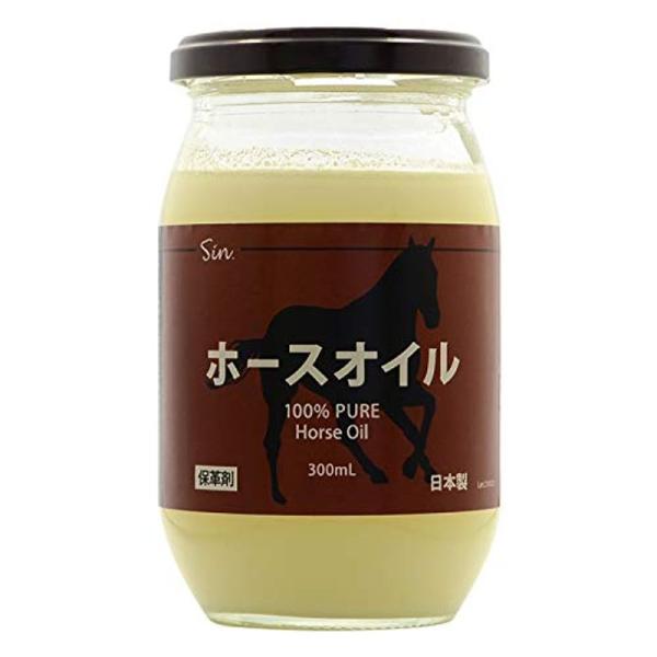 国産 ホースオイル 300ml レザークラフト メンテナンス用に 革 クリーム 馬油100%