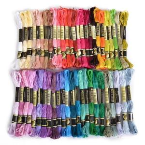 Hommy刺繍糸 50色 8m セット クロスステッチ カラーが豊富できれい 刺しゅう糸｜p-select-market