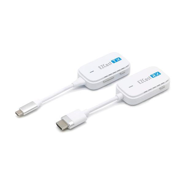 プリンストン EZCast Pocket ワイヤレス USB-C to HDMI 画面ミラーリング/...