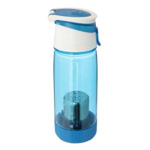 タンブラー型浄水器 シリカピュア(ブルー) 450ml 携帯型浄水器 水道水で作るシリカ水｜p-select-market