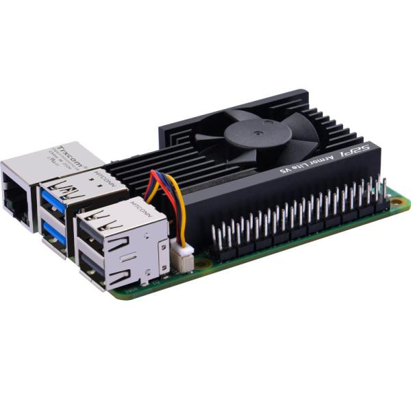 GeeekPi Raspberry Pi 5 Aluminum Heatsink with PWM ...