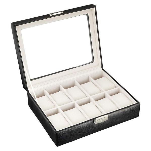 ベローナ VERONA 牛革製コレクションケース コレクションボックス 時計収納ケース 10本収納1...