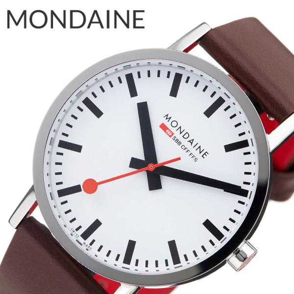モンディーン 腕時計 MONDAINE 時計 メンズ 腕時計 ホワイト クオーツ A660.3036...