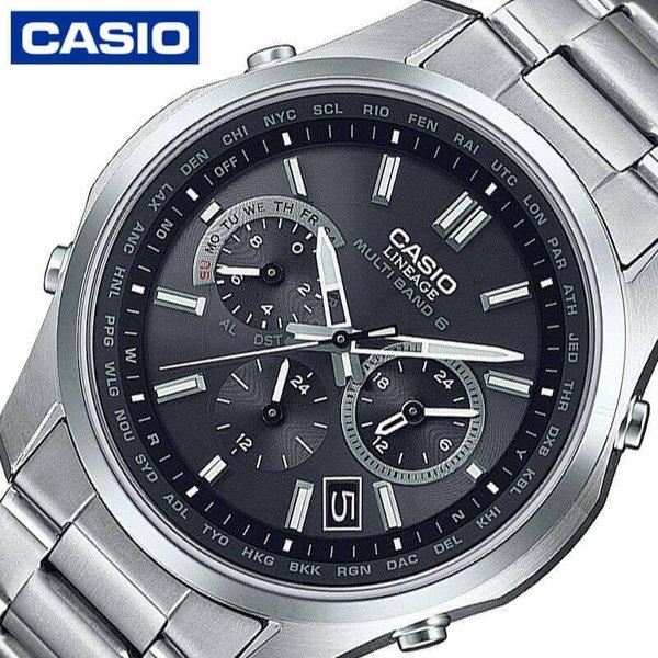 カシオ 電波 ソーラー 腕時計 CASIO 時計 リニエージ LINEAGE 男性 メンズ LIW-...