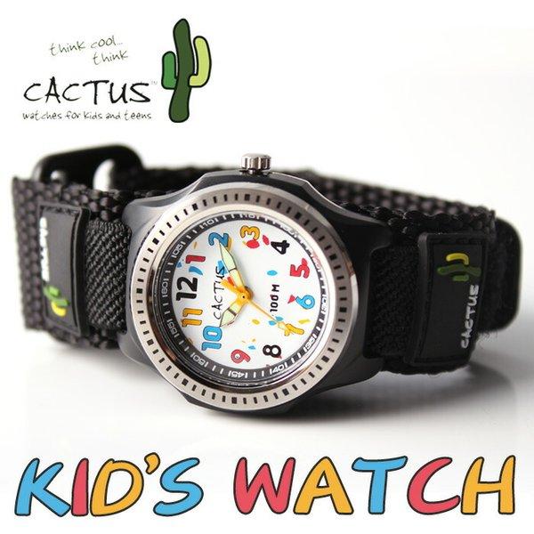 カクタス 時計 CACTUS 時計 キッズ 腕時計 子ども 孫 小学生 幼稚園 誕生日 子供 幼児 ...