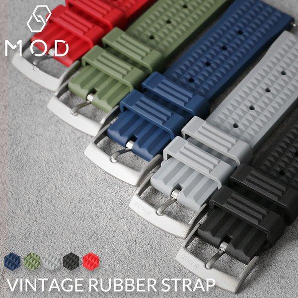MOD FKM VINTAGE RUBBER STRAP ヴィンテージ ラバー ストラップ 20mm...