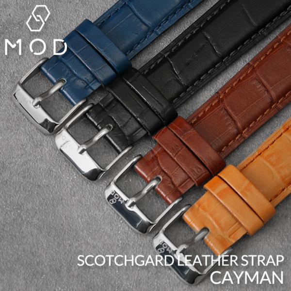 MOD スコッチガード LEATHER 強力 撥水 レザー レザーベルト 革ベルト 腕時計 替えベル...