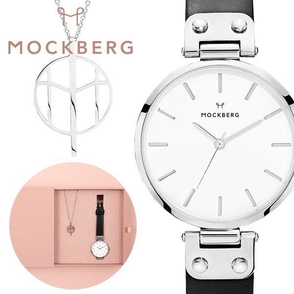 安心の正規品_ネックレスと腕時計ギフトセット MOCKBERG 腕時計 モックバーグ 時計 レディー...