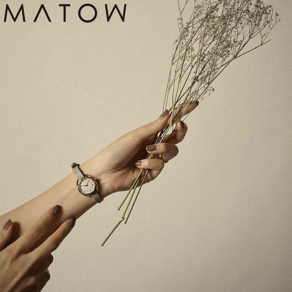 マトウ 腕時計 MATOW 時計 四季春 ShikiHARU レディース ホワイト MW001002...