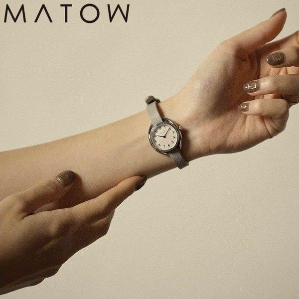 マトウ 腕時計 MATOW 時計 四季春 ShikiHARU レディース ホワイト MW001001...