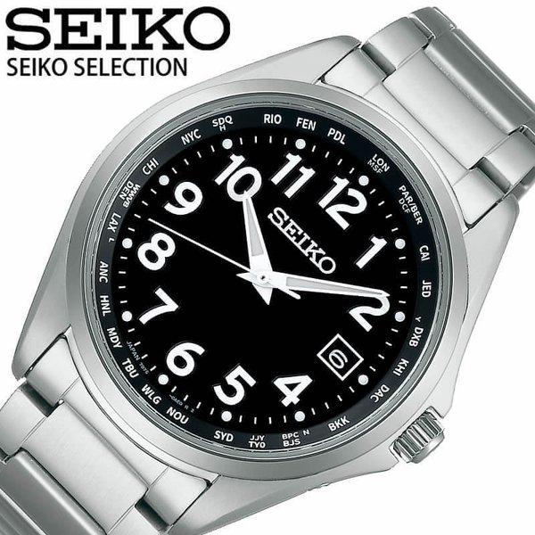 セイコー セレクション ソーラー 電波 時計 SEIKO SELECTION 腕時計 チタン製 ワー...