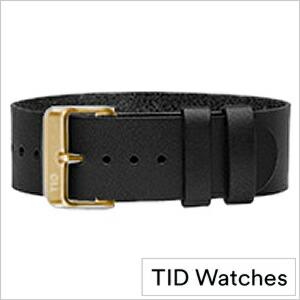 ティッド ウォッチ 替えベルト TID Watches ベルト TID-BELT-GD-BK メンズ...