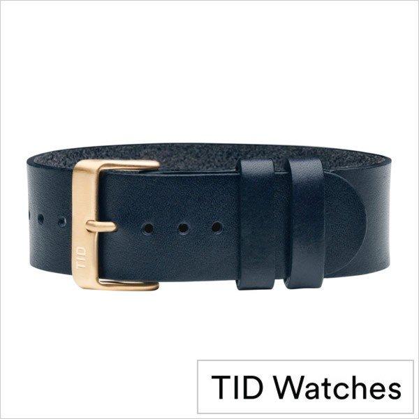 ティッド ウォッチズ 時計ベルト TID Watches TID-BELT-GD-NV メンズ レデ...