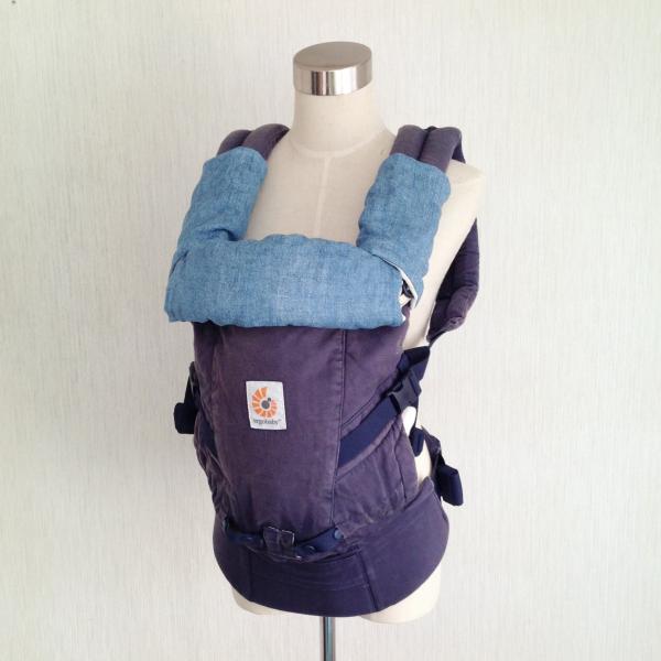 リバーシブルよだれカバーセット　よだれカバー　よだれパッド　首回りカバー　エルゴアダプト　オムニ３６...