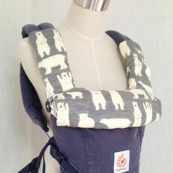 リバーシブルよだれカバーセット　よだれカバー　よだれパッド　首回りカバー　エルゴアダプト　オムニ３６...