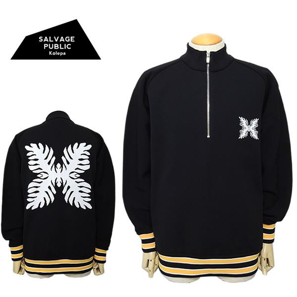 サルベージパブリックコレパ メンズ  ゴルフ ニット ハーフジップ オーバーサイズ 軽量 ハワイ H...