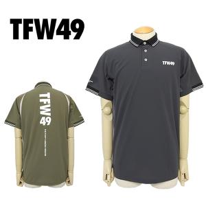 TFW49 ゴルフ メンズ ポロシャツ 半袖 ストレッチ 吸汗速乾性 T102410026 ティーエフダブリューフォーティーナイン 2024春夏｜p-springs