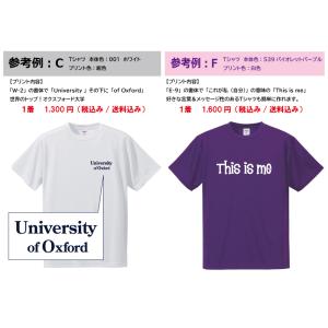 送料無料 1着からオリジナルの文字プリントがで...の詳細画像4
