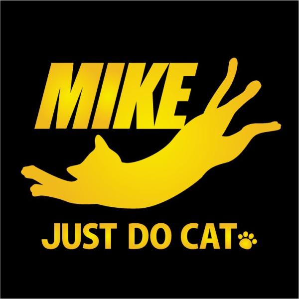 送料無料！猫大好きの方に是非！「MIKE（ミケ）Ｔシャツ」！綿Ｔシャツ＆ドライTシャツをご用意。注目...