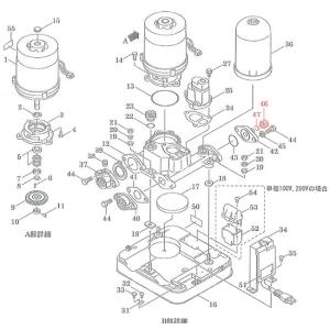 川本ポンプ カワエース N3-136SH 部品 キャップ 3/8 パッキン付 No.46 2880-1310 ポンプ p2｜p1-shop