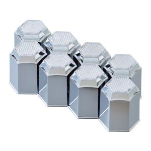 ナットキャップ 8個 41mm JIS ロング ナットカバー トラック クローム