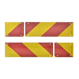 後部反射板 パワーゲート用 縞型 ゼブラ 405×135mm/160×135mm 4枚 両面