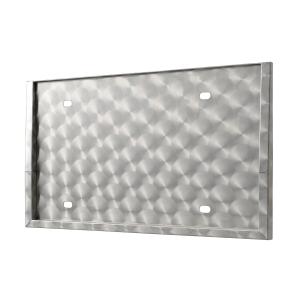 大型用ステンレス50角ナンバープレート枠 自光式対応 : トラック