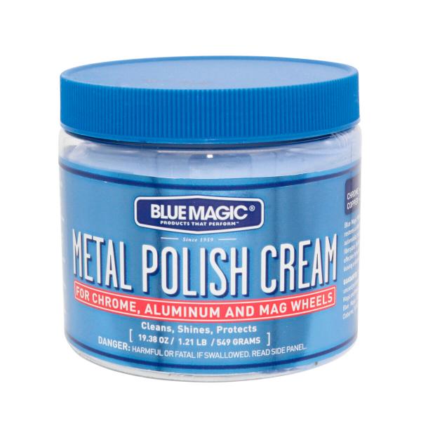 ブルーマジック メタルポリッシュクリーム 550g  金属磨き 研磨 汚れ除去 ツヤ出し ホイールク...