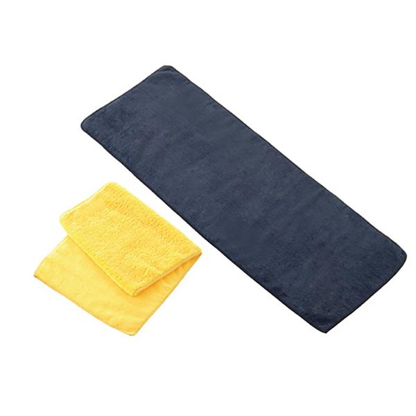 吸水クロス 洗車用品 2枚入 大判 650×240mm 拭き取り ボディにやさしい超極細繊維