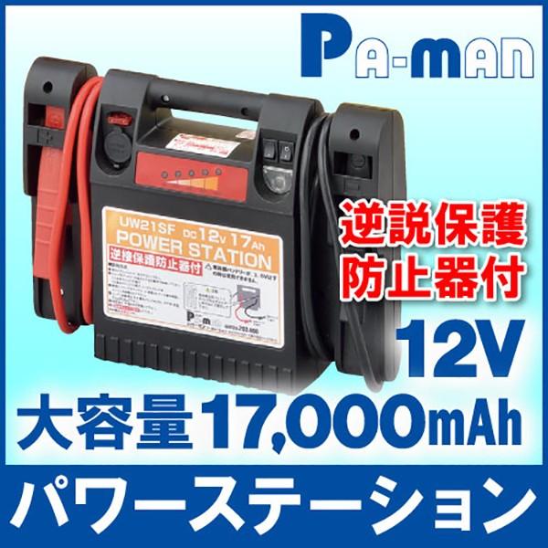 ニューパワーステーション 300A/DC12V/17Ah 乗用車用 逆接保護防止器付 非防水 200...