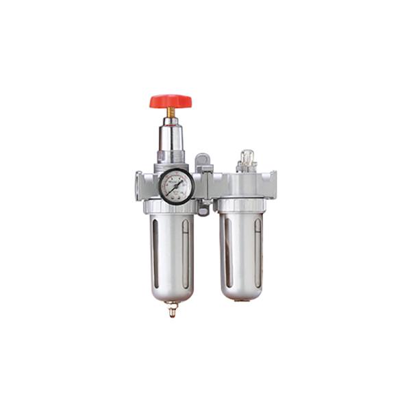 エアフィルター&amp;レギュレーター セパレーター 1/2 [3用途 オイル供給 圧力調節 水分除去] エ...