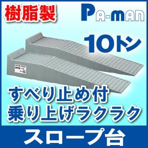 スロープ台 樹脂製 10t 17cm 2個入 カースロープ 段差 トラック バイク