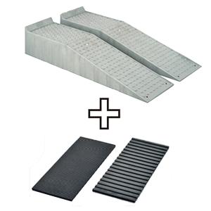 スロープ台 木製 2ヶ1セット 10.5cm カースロープ 段差 車 バイク