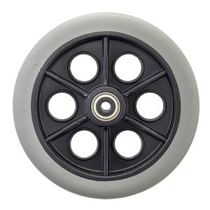 二輪台車用 交換車輪 品番56225000用 φ205mm ゴムタイヤ