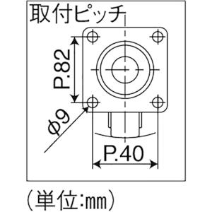 キャスター 台車用 微音タイプ ベアリング入 ...の詳細画像2