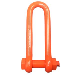 強力長シャックル 19x200mm 4t 特殊合金鋼 ボルトナットタイプ 吊り具