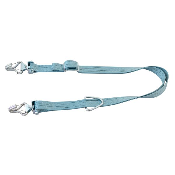 ベルトアダプター 幅50mm Jフック(外れ止め) 幅50mm ベルト長1.5-2.7m Dリング付...