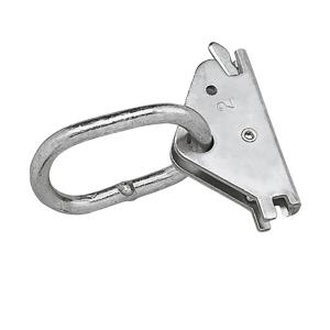 Eクリップ オーバルリング付 ロングタイプ ラッシングレール