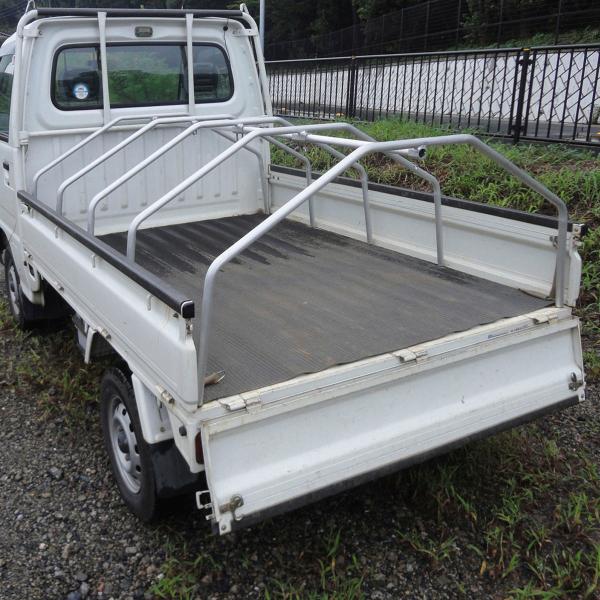 軽トラ 荷台用 アルミフレーム 簡易ホロ ゴムバンド付 組立式 幌 水たまり防止